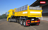 コダイラ型 バーチカルダンプトレーラー 土砂運搬用　2軸　車輌総重量29トン車（フレームタイプ
