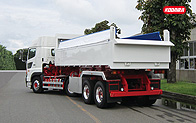 コダイラ型 バーチカルダンプトレーラー 土砂運搬用　2軸　車輌総重量29トン車（ボックスタイプ）