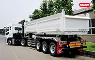 コダイラ型 バーチカルダンプトレーラー土砂運搬用　3軸　車輌総重量36トン車（ＳＰ高積載量タイプ）