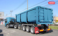 フラッツモール型 ズームダンプトレーラー スクラップ仕様　3軸　車輌総重量36トン車（ＳＰ高積載量タイプ）