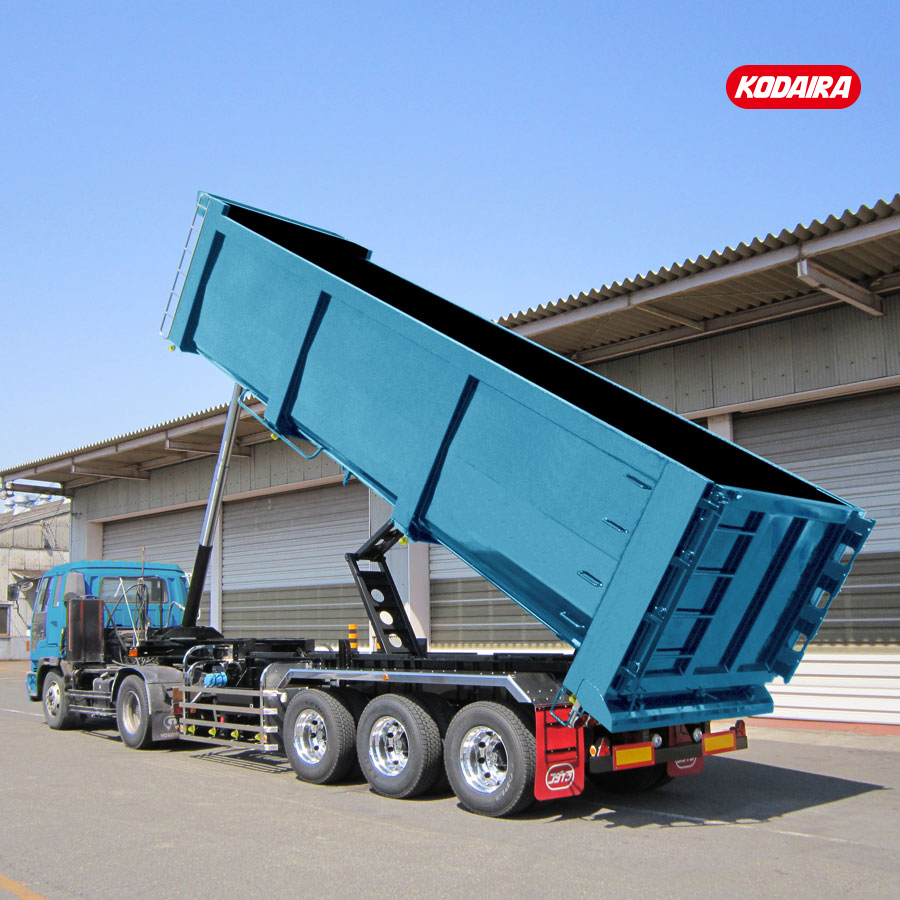 フラッツモール型 ズームダンプトレーラー スクラップ仕様 3軸 車輌総重量36トン車(SP高積載量タイプ)