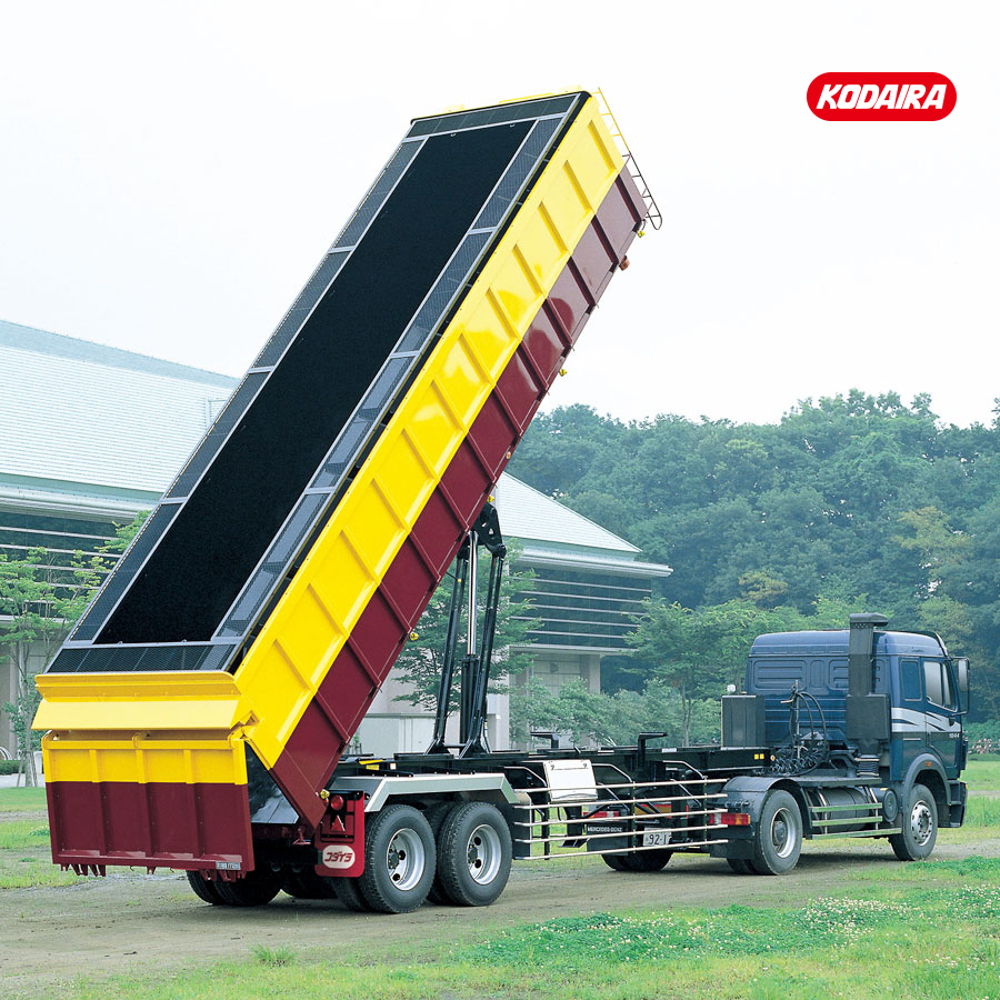 コダイラ型 バーチカルダンプトレーラー 土砂運搬以外用 2軸 車輌総重量26トン車