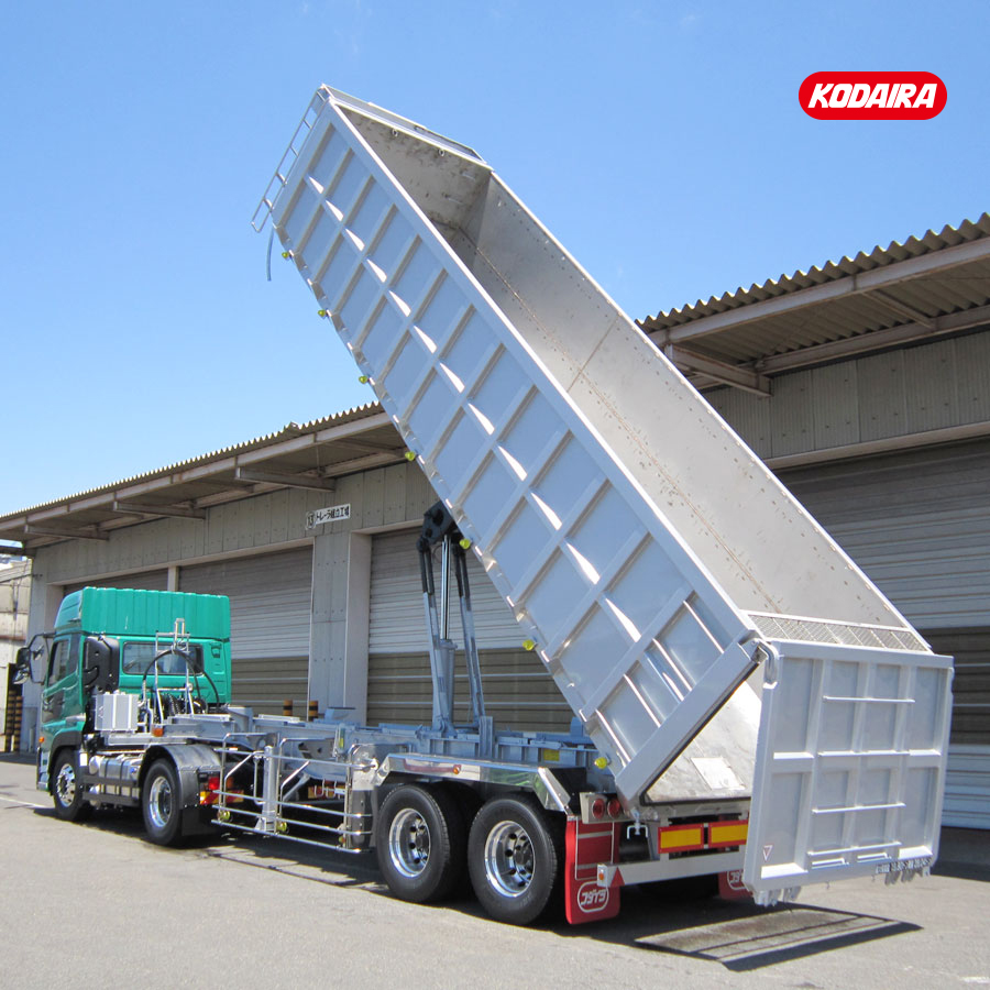 フラッツモール型 バーチカルダンプトレーラー 土砂運搬以外用 2軸 車輌総重量29トン車(ロングタイプ)